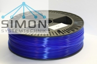PLA Kunststoff 2,1kg 3 mm blau transparent