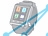 Callstel Freisprech-Smartwatch SW-100.tch, Bluetooth 3.0 + EDR